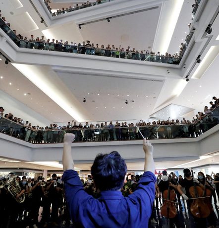 Hong Kong protest anthem disappears from iTunes, Spotify, others as government seeks total ban