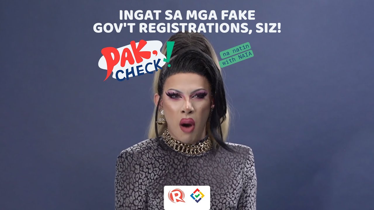 PAK, Check! Ingat sa fake gov’t registrations, mga vebs!