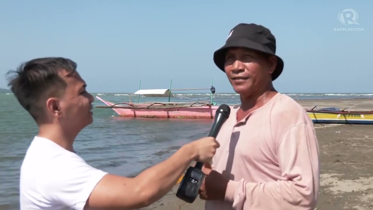 WATCH: Situation in oil spill-affected town in Oriental Mindoro
