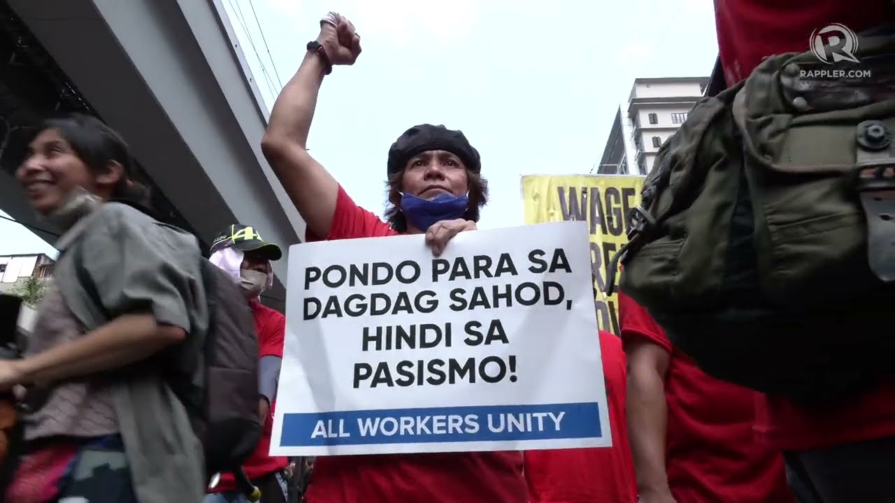 WATCH: Workers call for decent wages, job security on Labor Day
