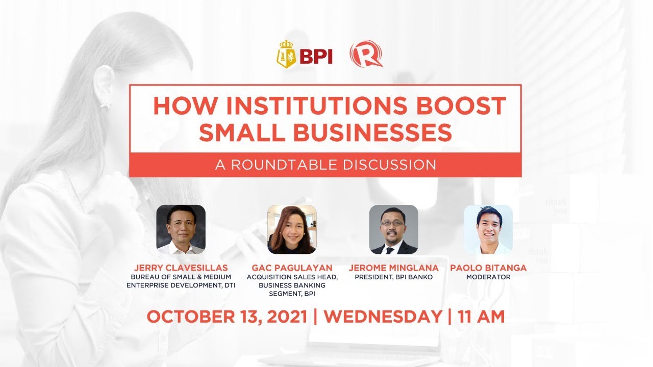 ROUNDTABLE: How gov’t, private institutions boost small businesses in the Philippines