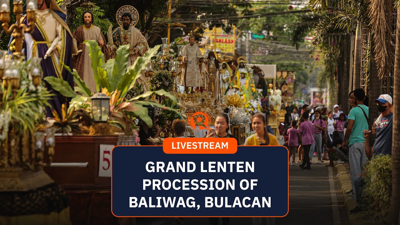 LIVESTREAM: Grand Lenten procession in Baliwag, Bulacan