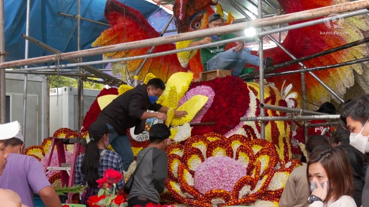 [WATCH] Labor of love: Baguio City’s flower floats and the families at the heart of it
