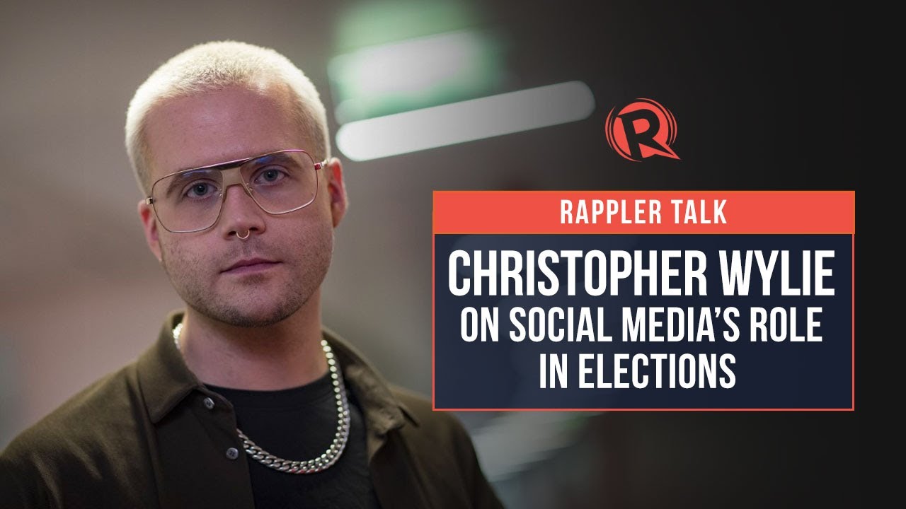 Rappler Talk: Christopher Wylie on social media’s role in elections