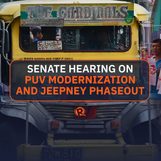 LIVE: Senate hearing on PUV modernization and jeepney phaseout